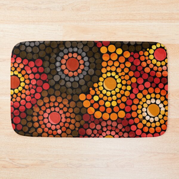 Item preview, Aboriginal Inspired Dot Art - Circles of Sun Rays designed and sold by GrinGalore.