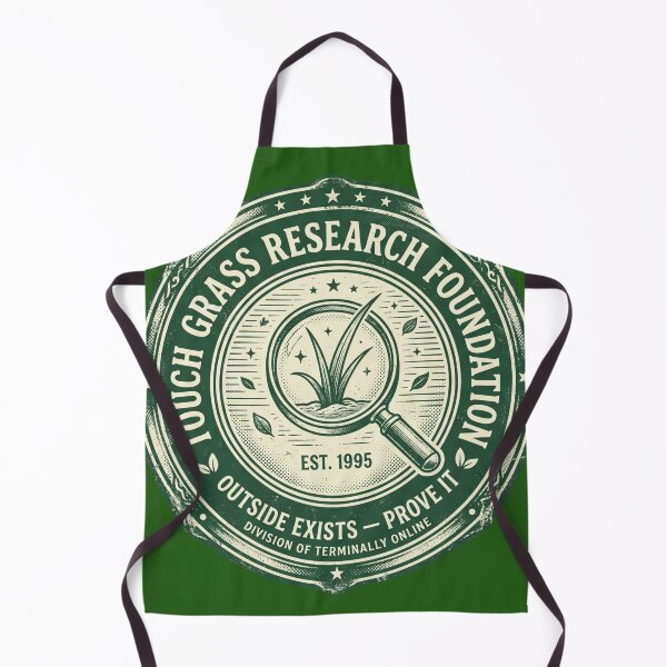 Item preview, Touch Grass Research Foundation Funny Internet Terminally Online Tee designed and sold by afarkar.