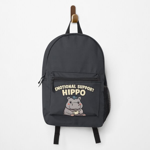 Item preview, Emotional Support Hippo Cute Coffee Animal Shirt designed and sold by Hobby-up.