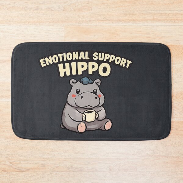 Item preview, Emotional Support Hippo Cute Coffee Animal Shirt designed and sold by Hobby-up.