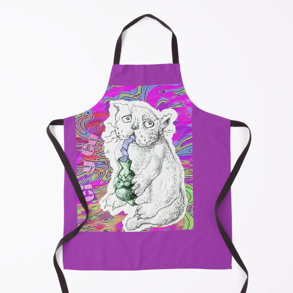 Item preview, City Cat - Midnight Potion (Ink Hand Drawing by ACCI designed and sold by VanyssaGraphics.