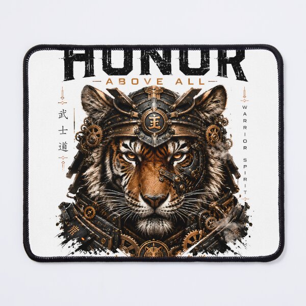 Item preview, Honor Above All Samurai Tiger Design designed and sold by R-B-Colors.