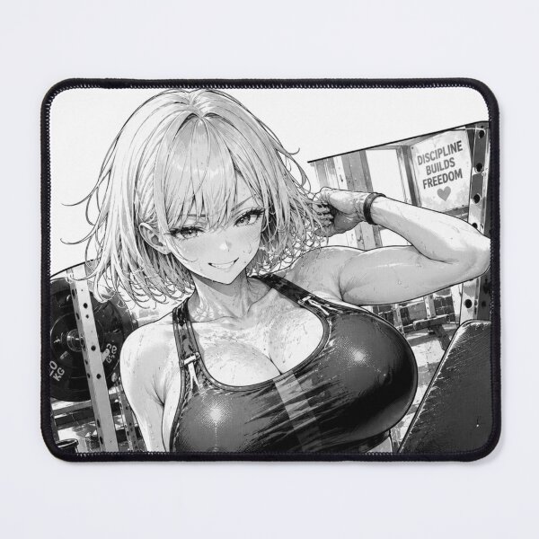 Item preview, Cute Anime Sport Gym Girl Waifu  designed and sold by Ericks0087.