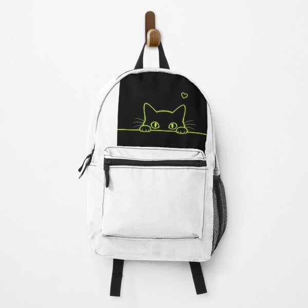 Item preview, Neon Lime Peek Cat designed and sold by LovelyCatGalaxy.