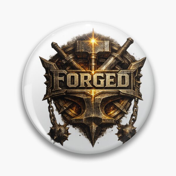 Item preview, FORGED Inferno Steel Emblem designed and sold by Ikkipass Enterprises.