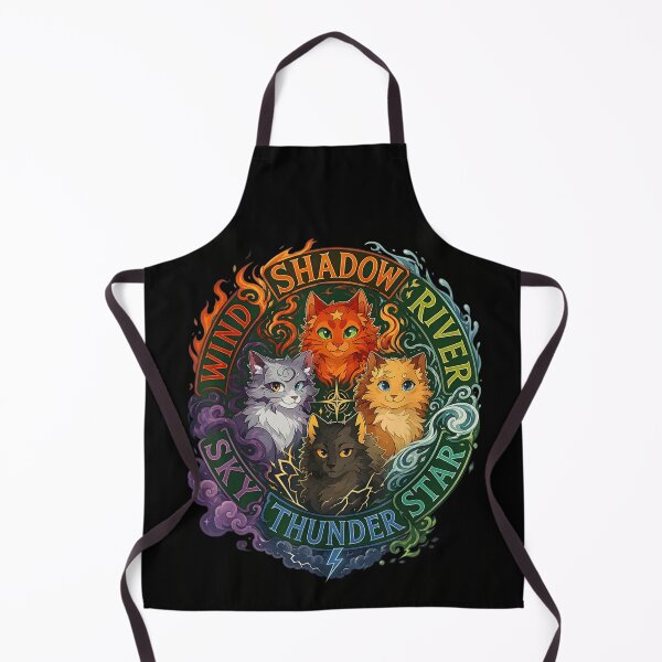 Item preview, Fantasy Warrior Cats Elements Clan Crest Fire Star Thunder River Wind Shadow designed and sold by KarimeRenin.