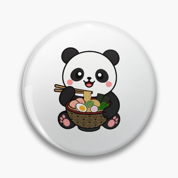 Item preview, Kawaii Panda Eating Ramen designed and sold by IYI.