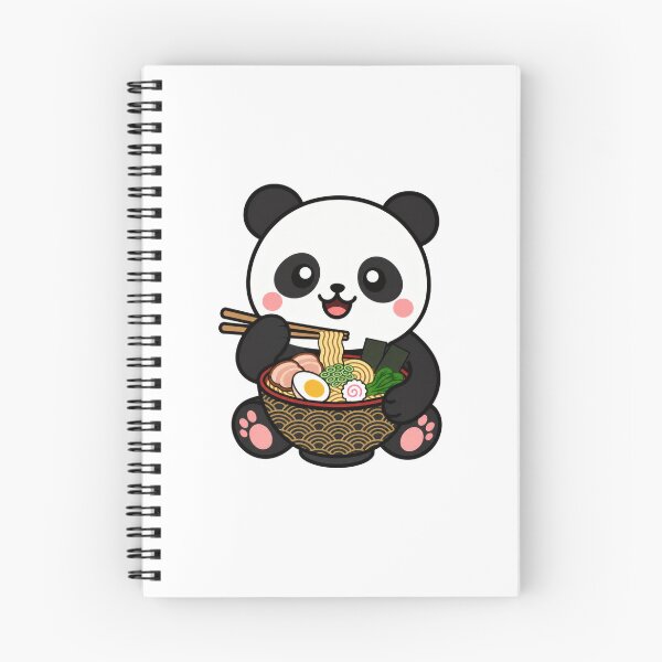 Item preview, Kawaii Panda Eating Ramen designed and sold by IYI.