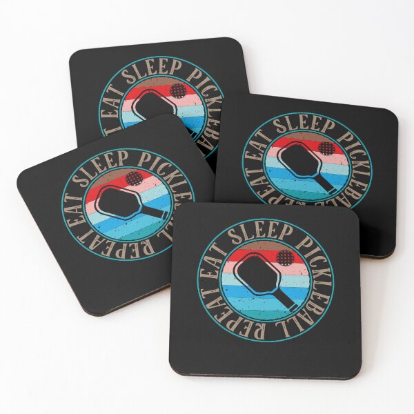 Item preview, Funny Pickleball Eat Sleep Repeat Lifestyle Pickle Ball designed and sold by smartrocket.