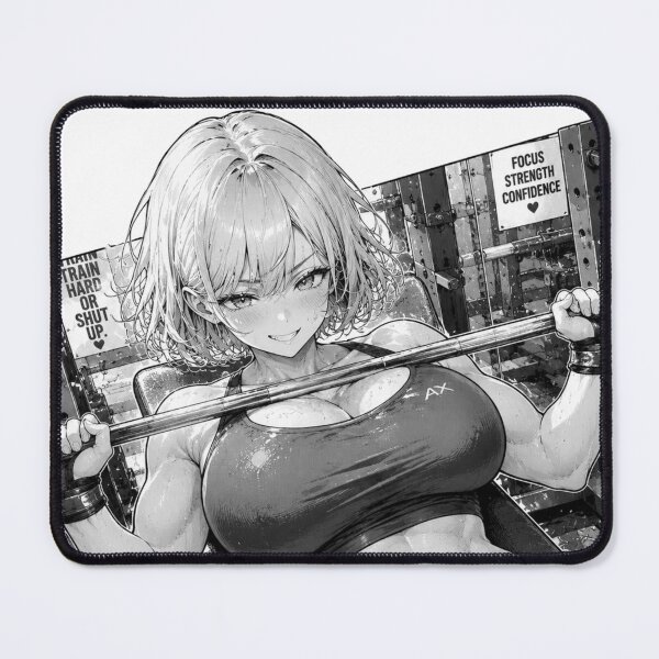 Item preview, Cute Anime Sport Gym Girl Waifu  designed and sold by Ericks0087.
