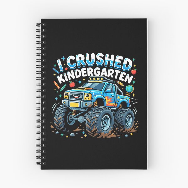 Item preview, I Crushed Kindergarten Cute Monster Truck Graduation Last Day Of School Graphic designed and sold by KarimeRenin.