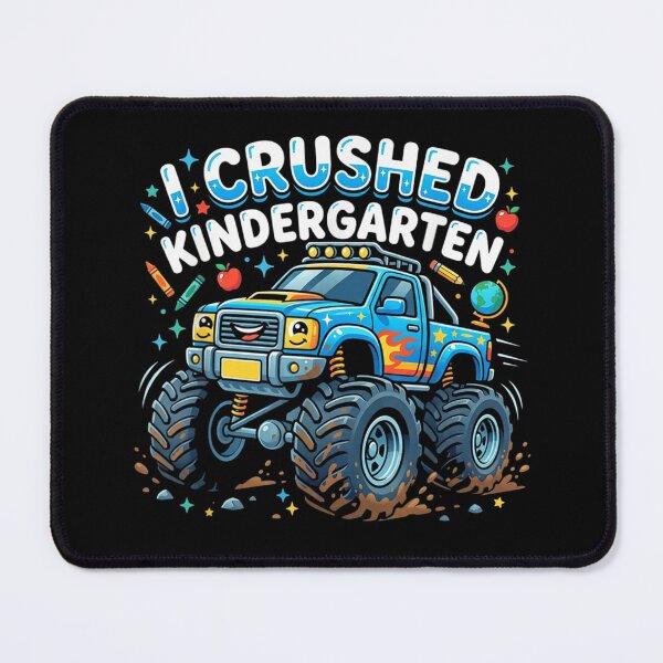 Item preview, I Crushed Kindergarten Cute Monster Truck Graduation Last Day Of School Graphic designed and sold by KarimeRenin.