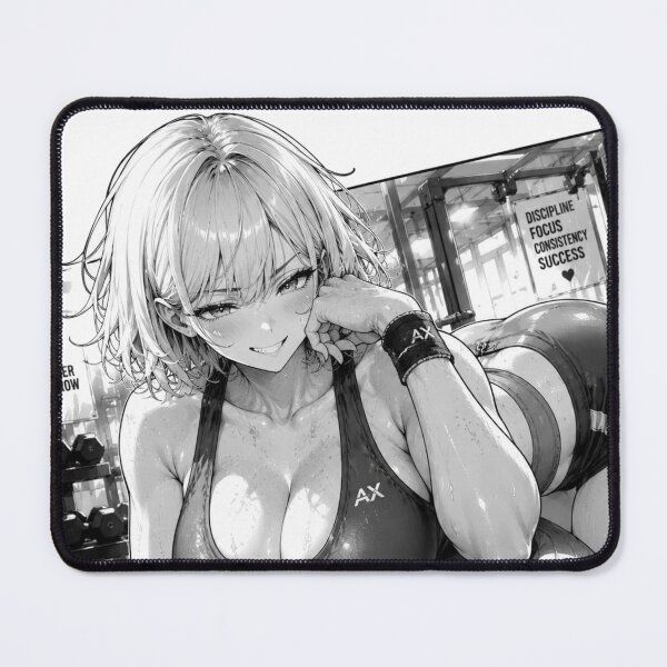 Item preview, Cute Anime Sport Gym Girl Waifu  designed and sold by Ericks0087.