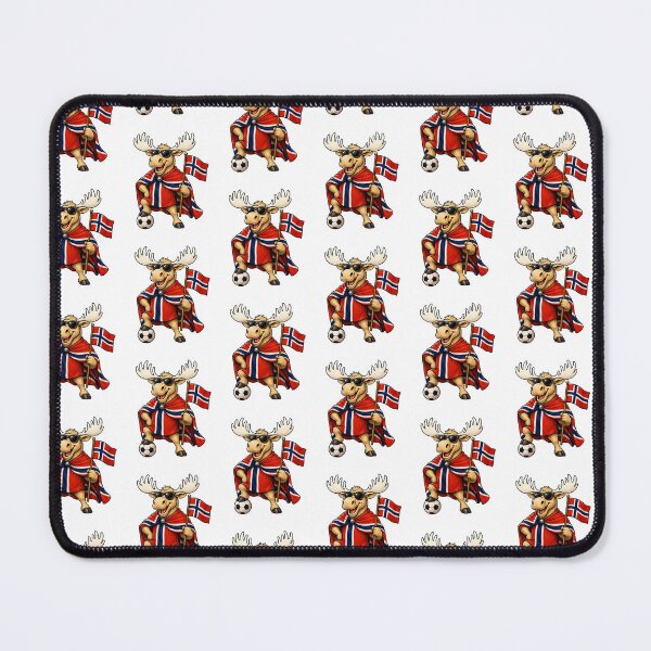Item preview, Norway Moose Soccer Ball Norwegian Football Fan Supporter designed and sold by wishtopia.