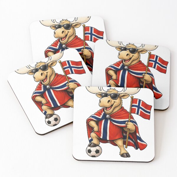 Item preview, Norway Moose Soccer Ball Norwegian Football Fan Supporter designed and sold by wishtopia.