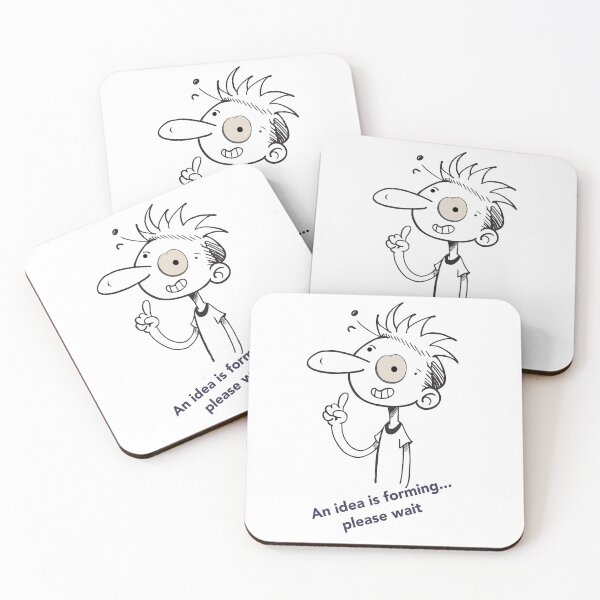 Item preview, An Idea Is Forming Please Wait Funny Cartoon designed and sold by Pickmash.