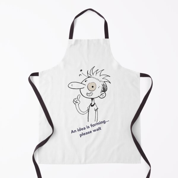 Item preview, An Idea Is Forming Please Wait Funny Cartoon designed and sold by Pickmash.