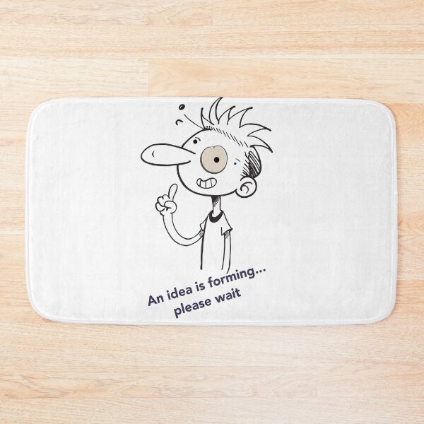 Item preview, An Idea Is Forming Please Wait Funny Cartoon designed and sold by Pickmash.