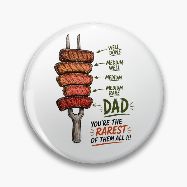 Artikelvorschau, Lustiges Design für Väter, die gerne grillen und Steaks lieben – seltene Vater-Humor-Ideen entworfen und verkauft von Designs That Speak ✨.