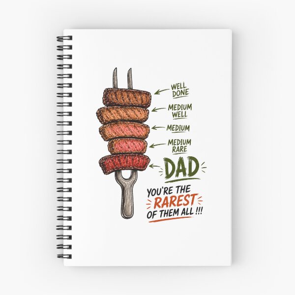 Item preview, Funny Dad BBQ Steak Lover Rare Father Humor Design designed and sold by Designs That Speak ✨.