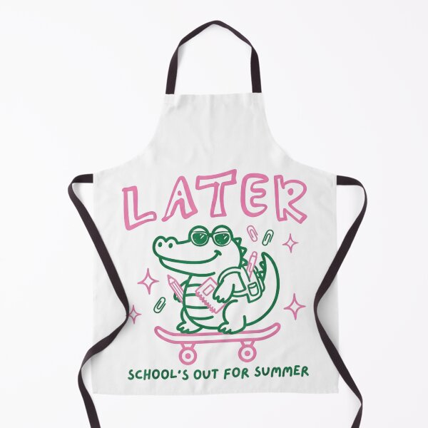 Item preview, Later Alligator Schools Out For Summer Skateboard Retro Student Crocodile Design designed and sold by AraceLidway.