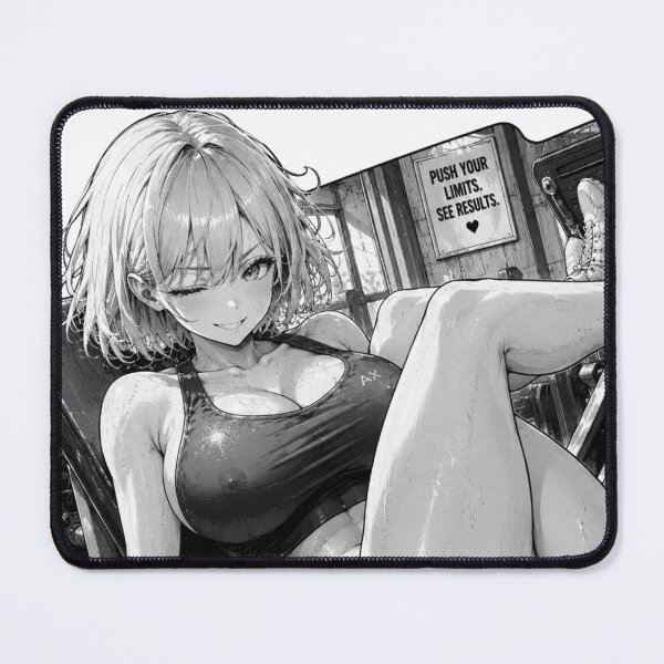 Item preview, Cute Anime Sport Gym Girl Waifu  designed and sold by Ericks0087.