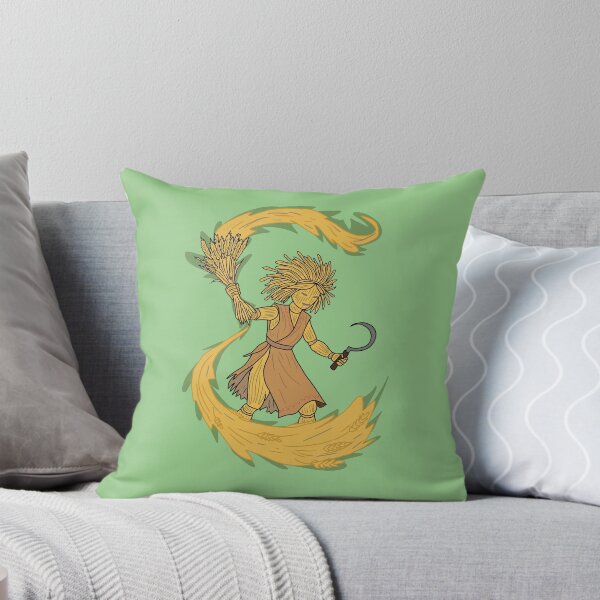 Item preview, Straw Spirit Autumn Harvest Folk Art  designed and sold by LeshanArt.
