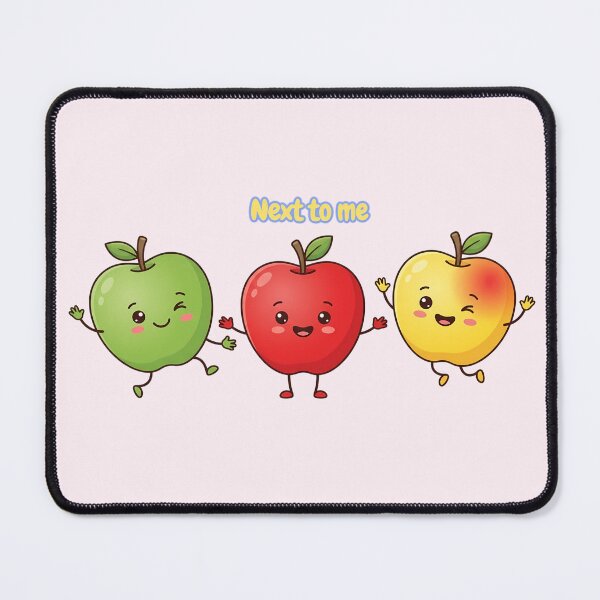 Item preview, Cute Kawaii Apples Next To Me Cute FruitCute Kawaii Apples Next To Me Cute Fruit designed and sold by jo-e-basta.