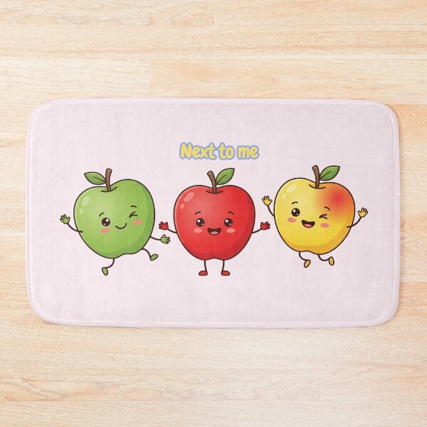 Item preview, Cute Kawaii Apples Next To Me Cute FruitCute Kawaii Apples Next To Me Cute Fruit designed and sold by jo-e-basta.