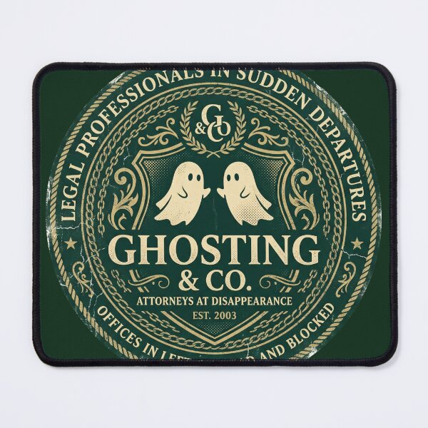 Item preview, Ghosting and Co Attorneys at Disappearance Funny Dating Modern Romance designed and sold by afarkar.