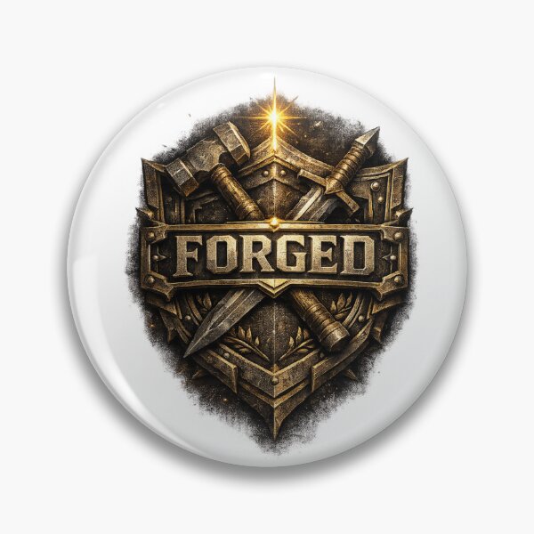 Item preview, FORGED Inferno Steel Emblem designed and sold by Ikkipass Enterprises.