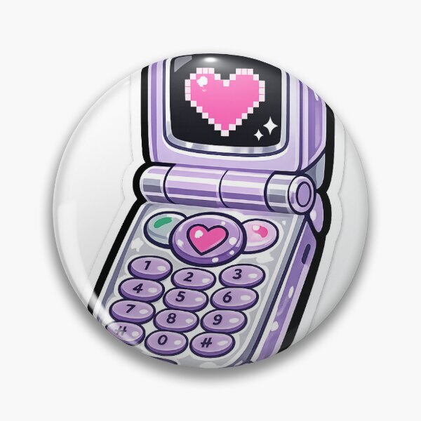 Item preview, Cute Y2K Flip Phone Sticker designed and sold by reeeezcreates.
