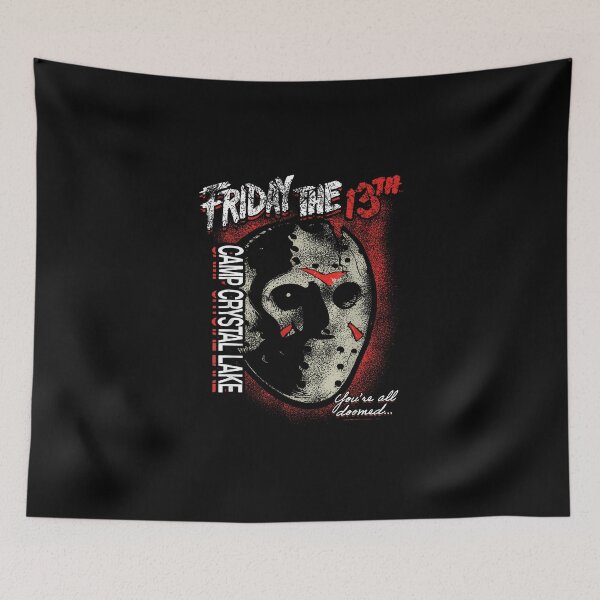 Item preview,  Friday The 13Th Jason Mask You'Re All Doomed Horror Movie  designed and sold by Matteo Comolli.
