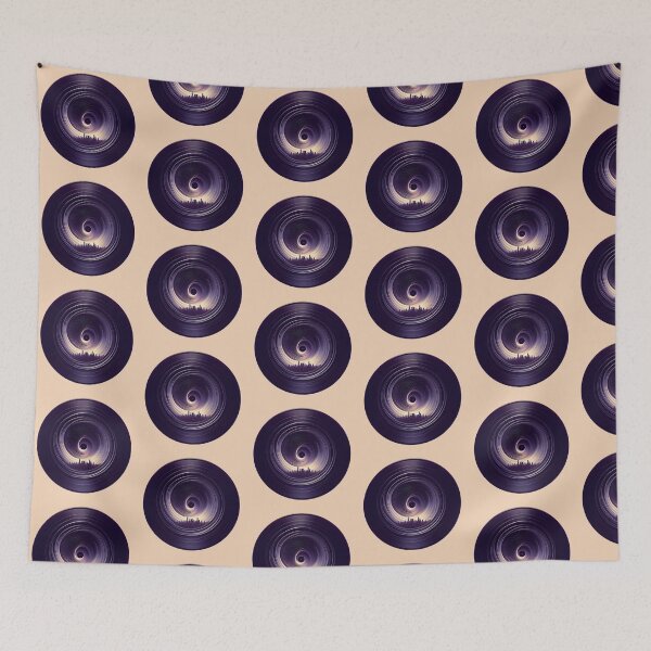 Item preview, Vinyl Record Vortex City Spiral Retro Music Art designed and sold by PixelQ.