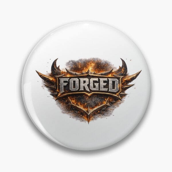 Item preview, FORGED Inferno Steel Emblem designed and sold by Ikkipass Enterprises.