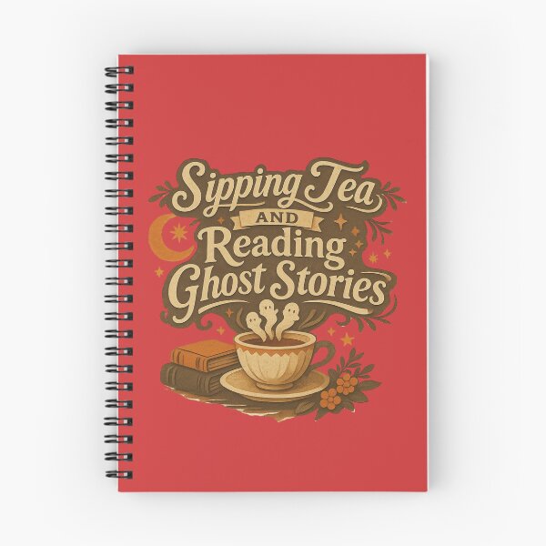 Item preview, Sipping Tea and Reading Ghost Stories designed and sold by Black Signal.