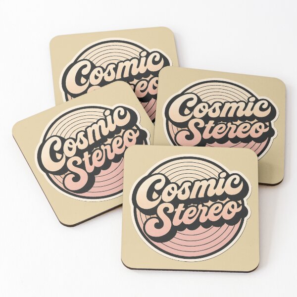 Item preview, Cosmic Stereo Retro Music Design | Vintage Electronic Aesthetic Graphic designed and sold by |TRSSHOP|.
