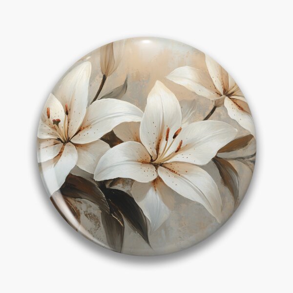 Artikelvorschau, Elegante Lilien in neutralen Tönen entworfen und verkauft von daila70.