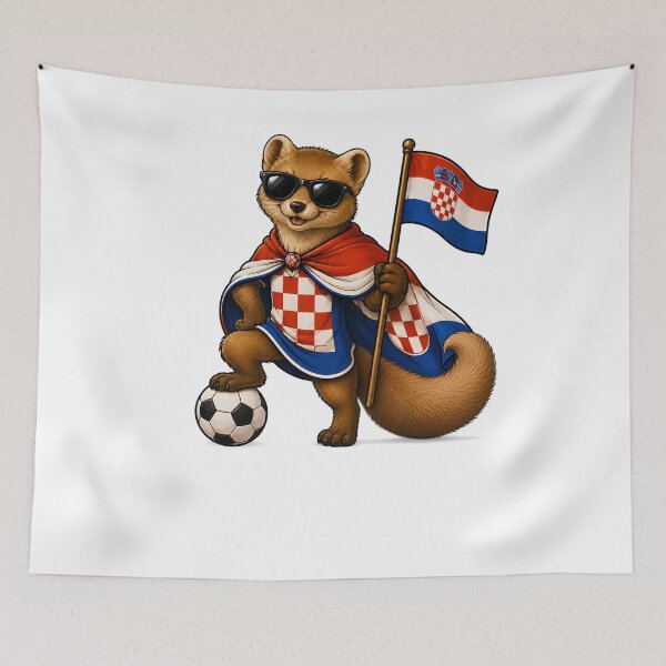 Item preview, Croatia Kuna Football Fan Soccer Ball Supporter designed and sold by wishtopia.