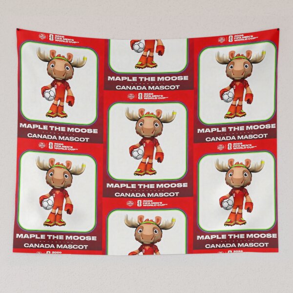 Item preview, 2026 Canadian Soccer Mascot – Maple The Moose designed and sold by Abeshinobi.