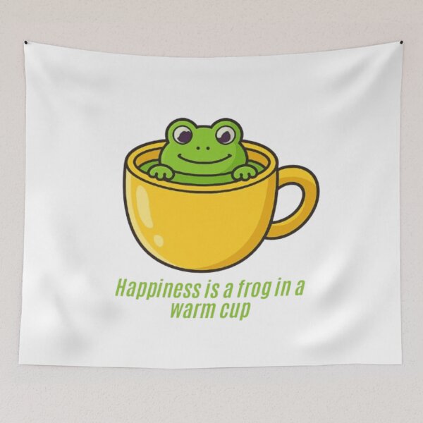 Item preview, Frog in Coffee Cup designed and sold by syndia2209.