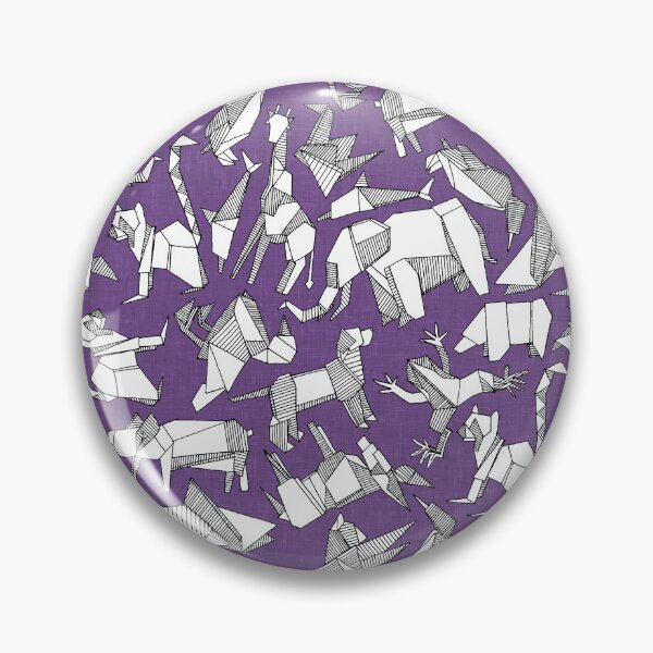 Artikelvorschau, Origami-Tier, verspielt, lila entworfen und verkauft von scrummy.