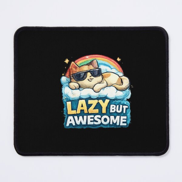 Item preview, Lazy But Awesome Sleeping Cat Rainbow designed and sold by Hobby-up.