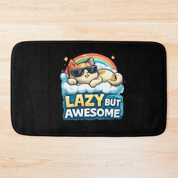 Item preview, Lazy But Awesome Sleeping Cat Rainbow designed and sold by Hobby-up.