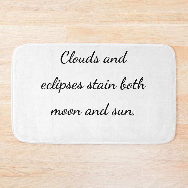 Artikelvorschau, „Wolken und Finsternisse trüben Mond und Sonne“ – Handschrift schwarz entworfen und verkauft von ariksworld.