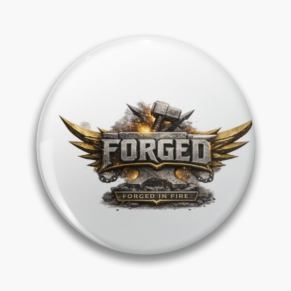 Item preview, FORGED Inferno Steel Emblem designed and sold by Ikkipass Enterprises.
