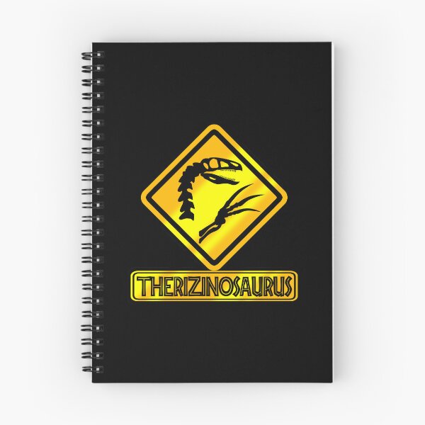 Item preview, Therizinosaurus Crossing – Prehistoric Fossil Warning Sign designed and sold by Grimtech Workshop.
