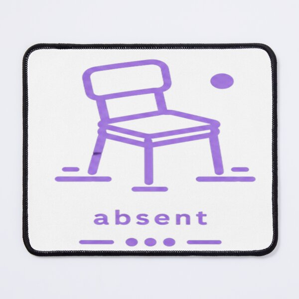Item preview, Absent – Minimal Purple Aesthetic designed and sold by Velora Design .
