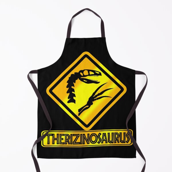 Item preview, Therizinosaurus Crossing – Prehistoric Fossil Warning Sign designed and sold by Grimtech Workshop.