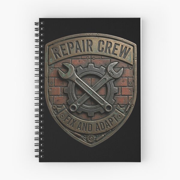 Item preview, 3D Repair Crew Fix And Adapt Industrial Crest designed and sold by HoshisWorld2018.